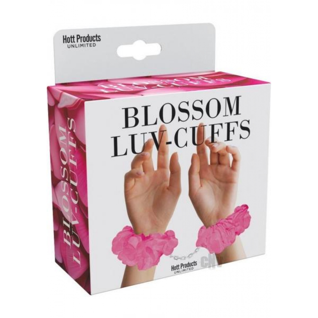 Blossom Luv Cuffs - Pink Silver