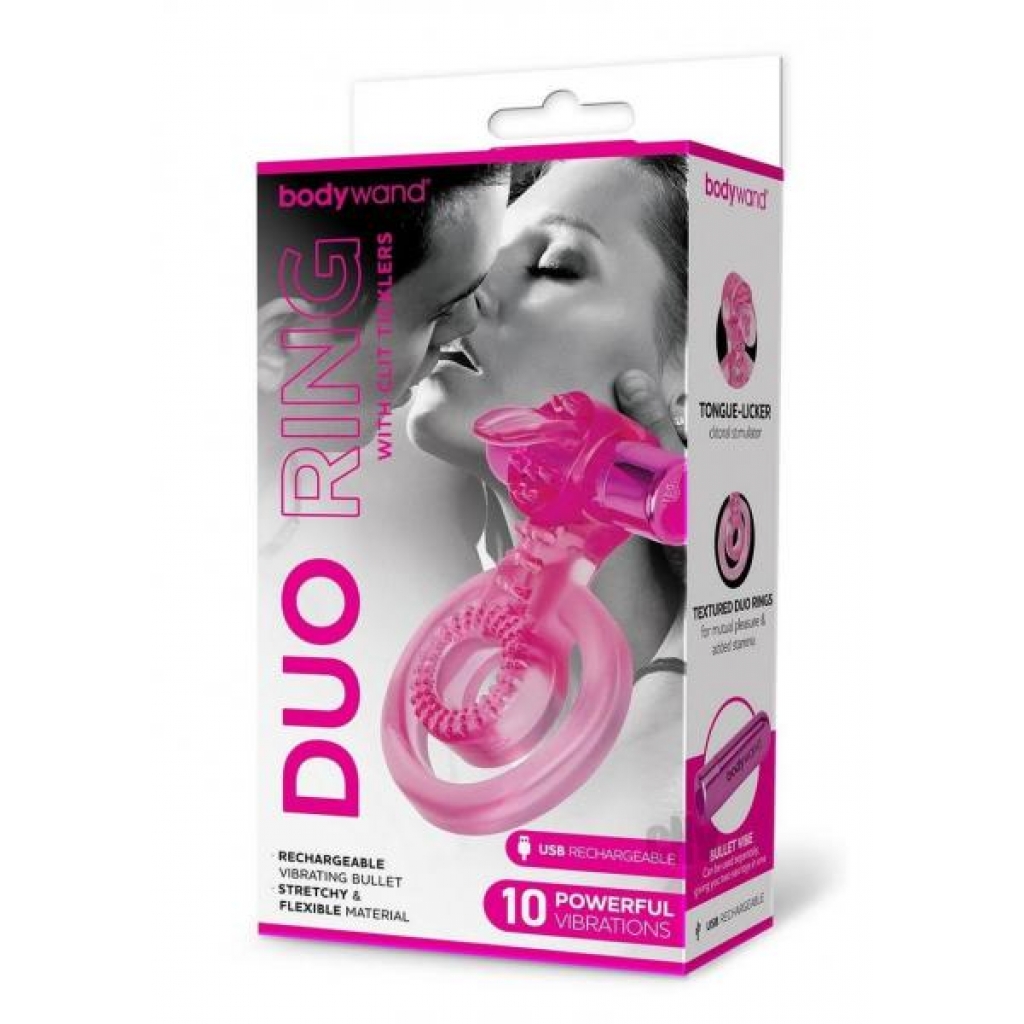 Bodywand Recharge Duo with Tickler - Pink