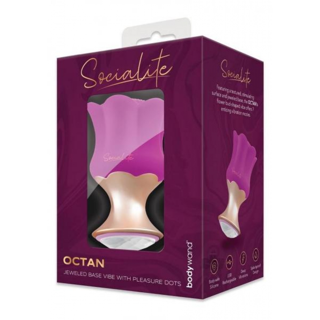 Bw Socialite Shimmer Massager - Purple Gold