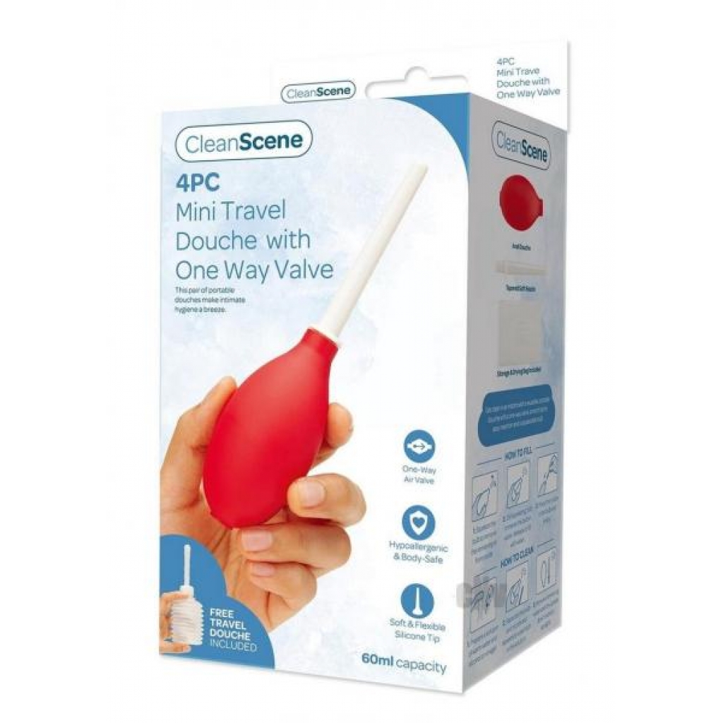 Cleanscene Mini Travel Douche Set - Streamlined Hydration