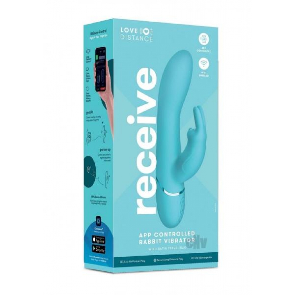 Love Distance Receive Dual-Stimulating Massager - Teal