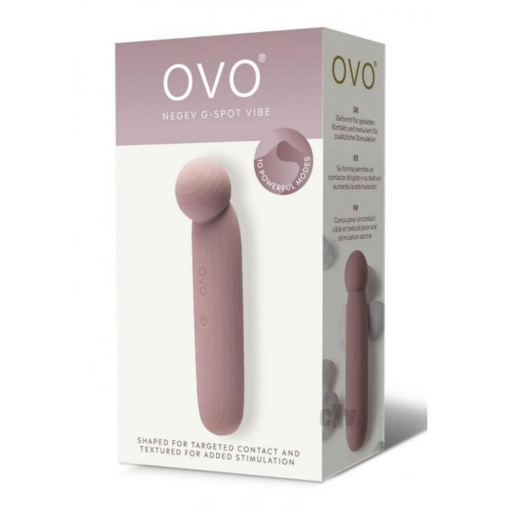 Ovo Earth Negev G-spot Vibe - Brown