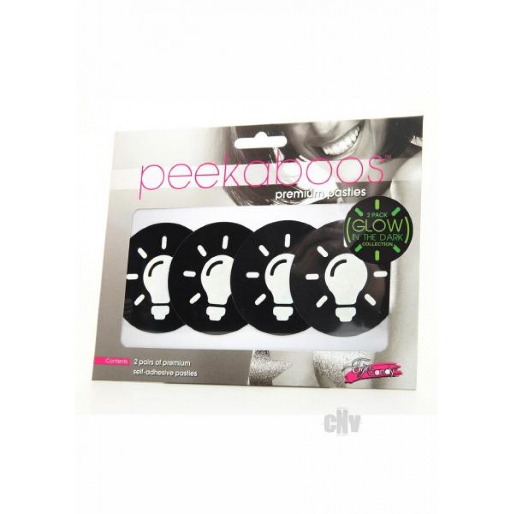 Peekaboo Glow In The Dark Light Bulb - White