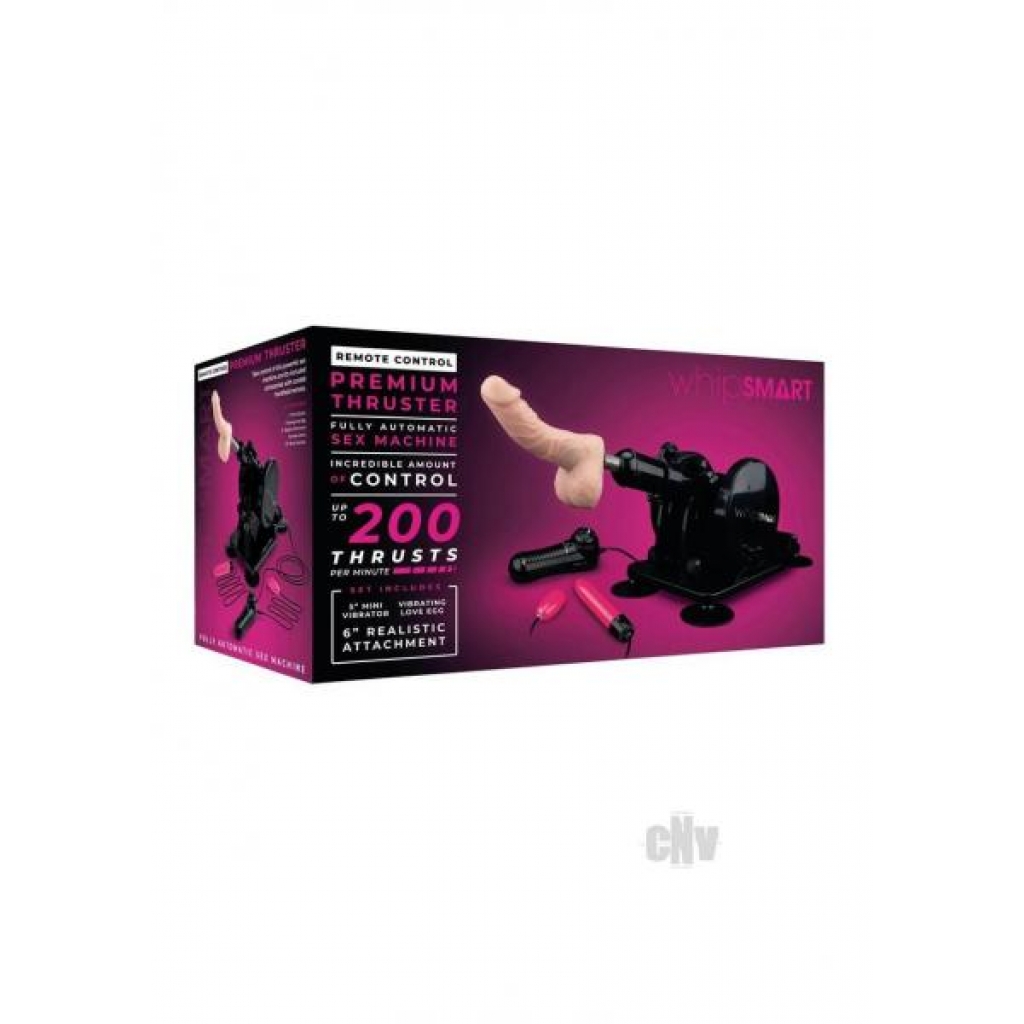 Whipsmart Remote Thruster Sex Machine - Black