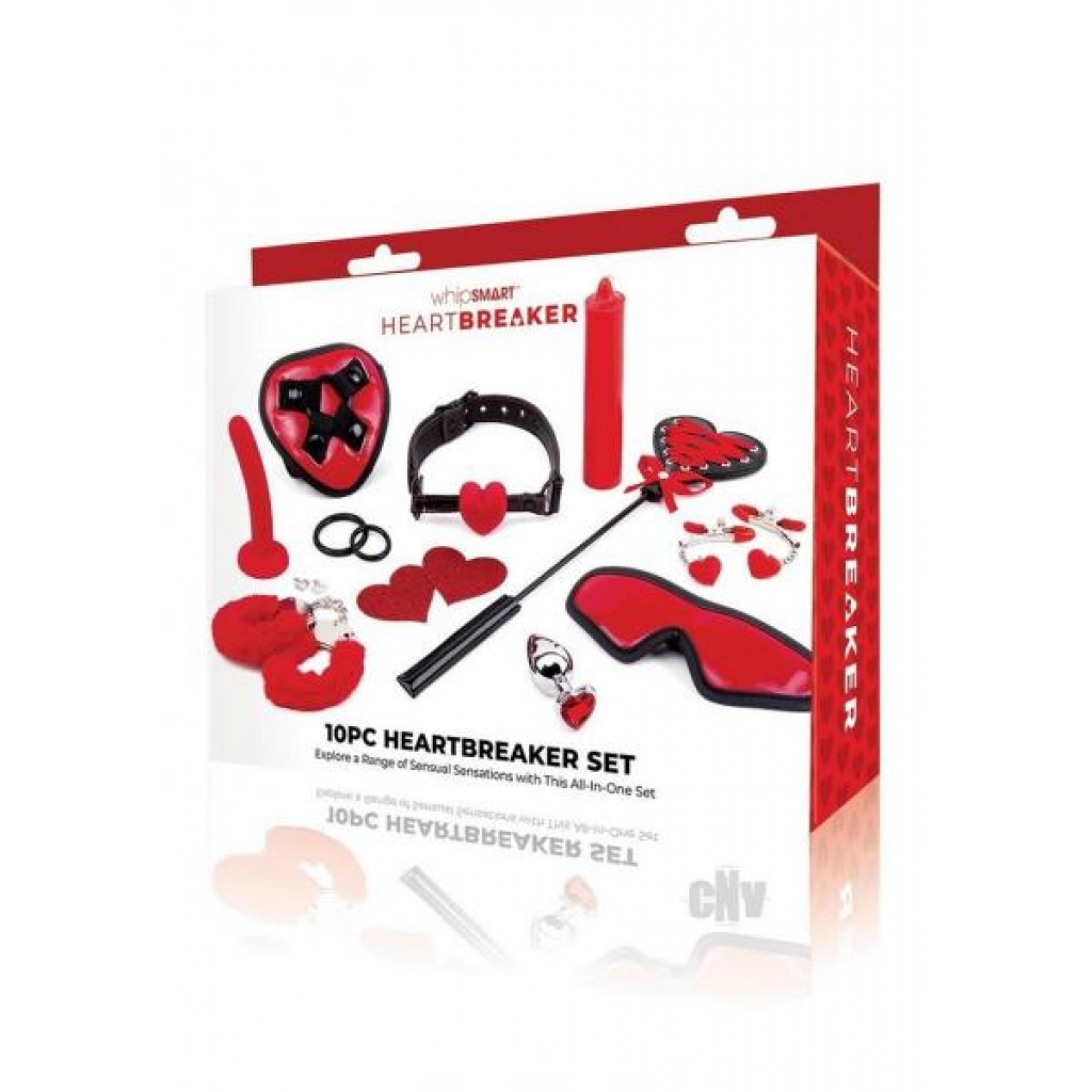 Whipsmart Heartbreaker Set - 10pc Red/Black