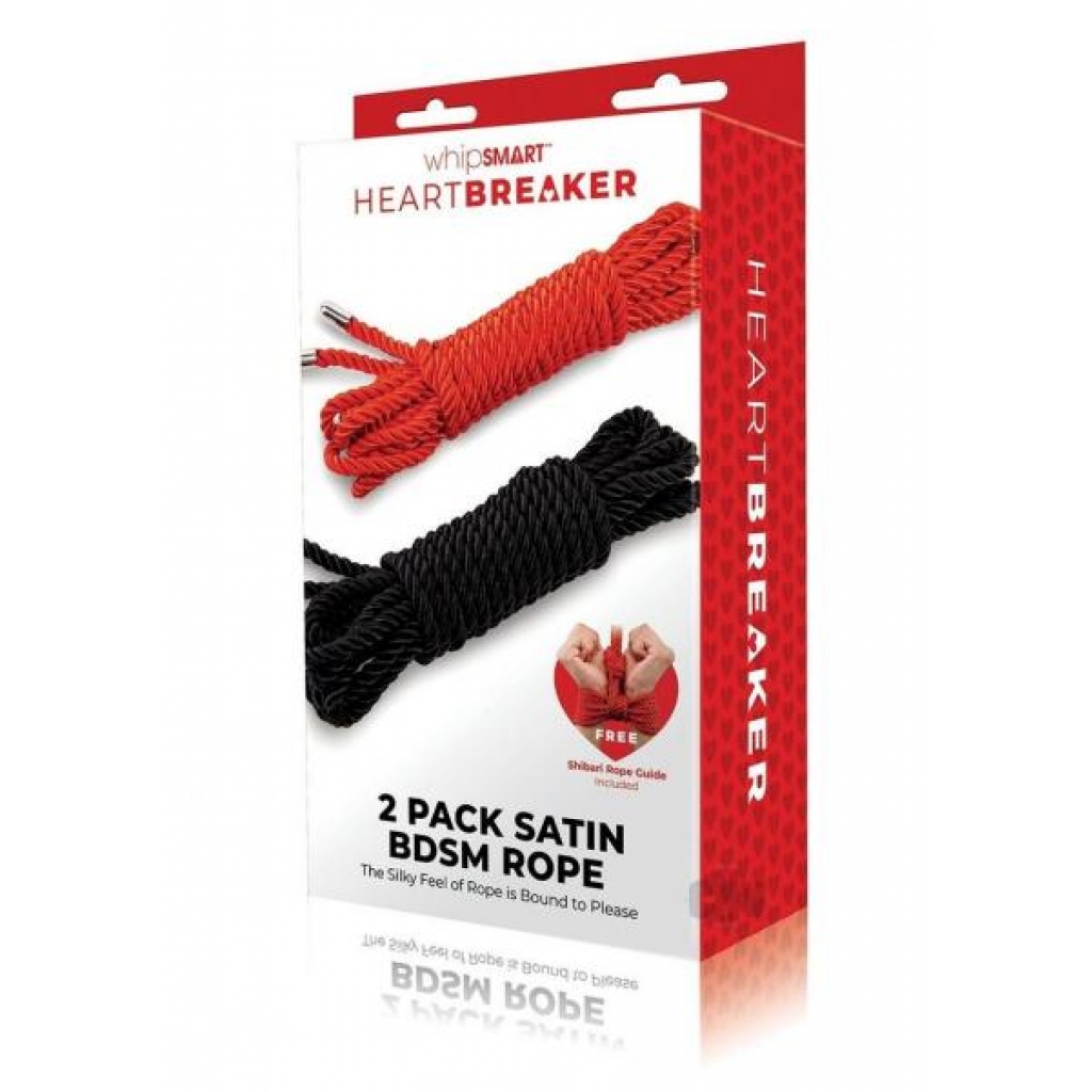 Whipsmart Heartbreaker Silky Rope 2pk Red