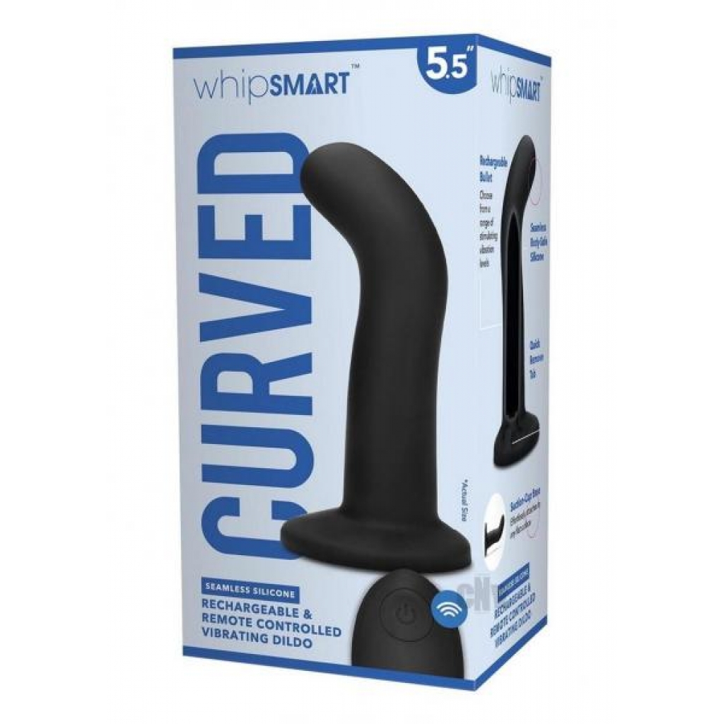 Whipsmart R/c Recharge Dildo - 5.5 Black