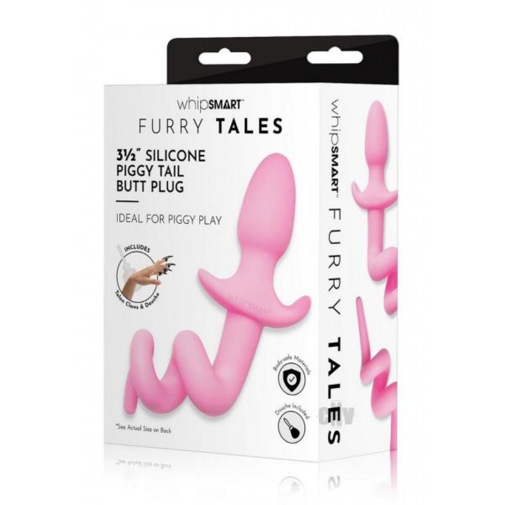 Whipsmart Play Tails Silicone Piggy 3 Pink