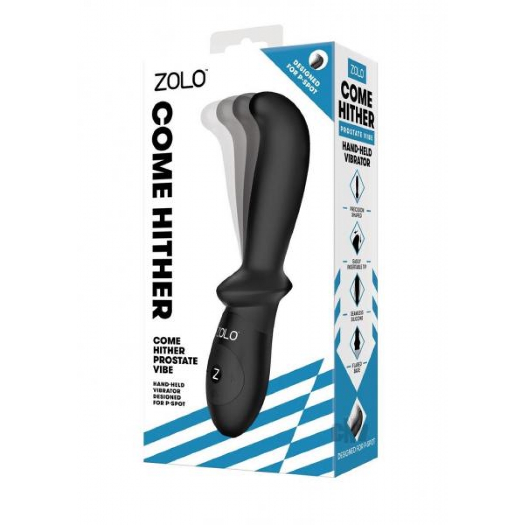 Zolo Come Hither Prostate Vibe in Black