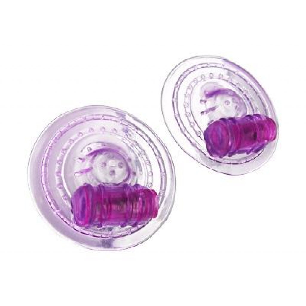 Razzle Vibrating Nipple Pasties - Purple