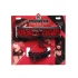 Chained Collar with Leash - Red/Black