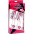 Charmed Heart Padlock Nipple Clamps - Red