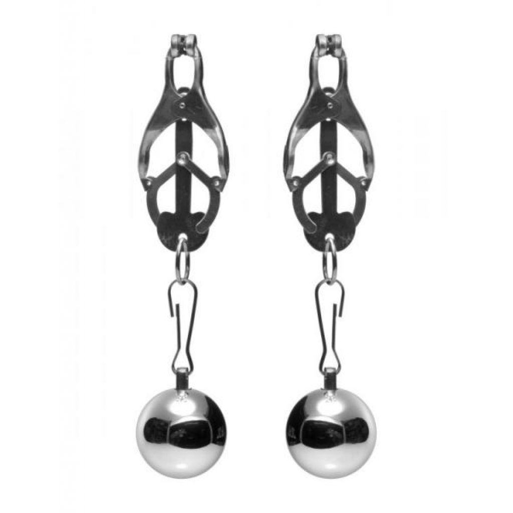 Deviant Monarch Weighted Nipple Clamps - Extra Sensation