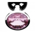 Booty Sparks Pink Gem Anal Plug - Large Silver