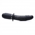 Power Pounder Vibrating and Thrusting Dildo - Black