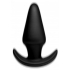 Kinetic Thumping Large Butt Plug - Black