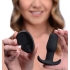 Under Control Remote Controlled Anal Plug - Black