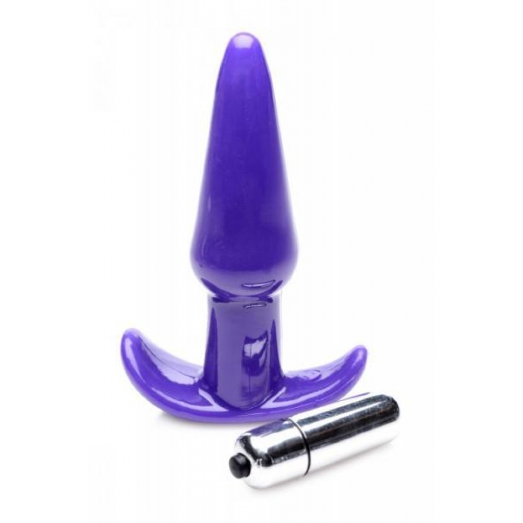 Frisky Thrilling Purple Smooth Anal Plug - Pleasure Unleashed