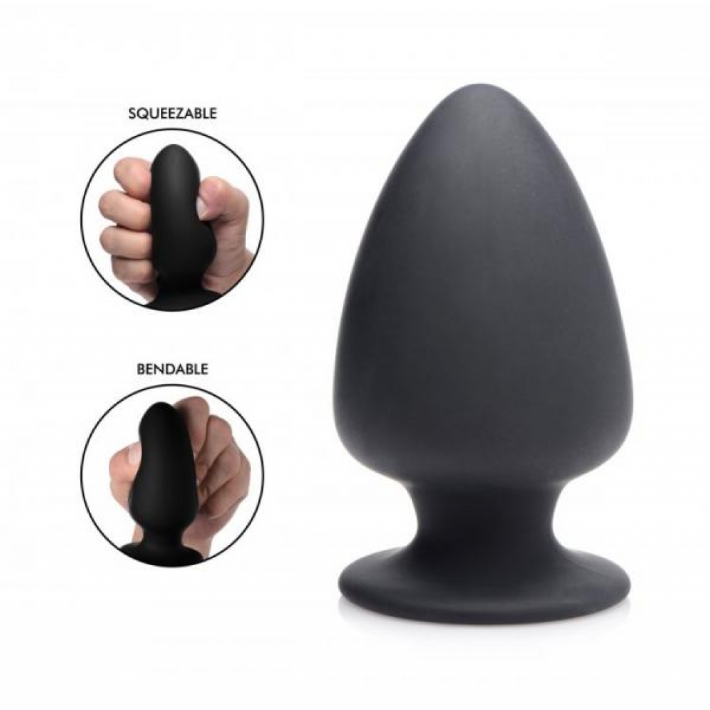 Squeeze-It Squeezable Anal Plug - Small Black