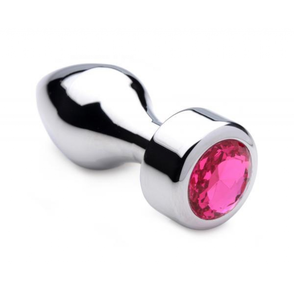 Hot Pink Weighted Aluminum Plug - Medium