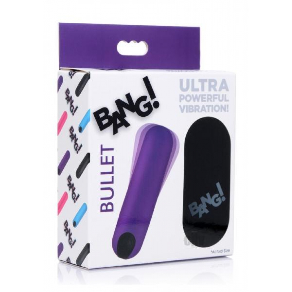 Bang Vibe Bullet with Remote Control - Purple