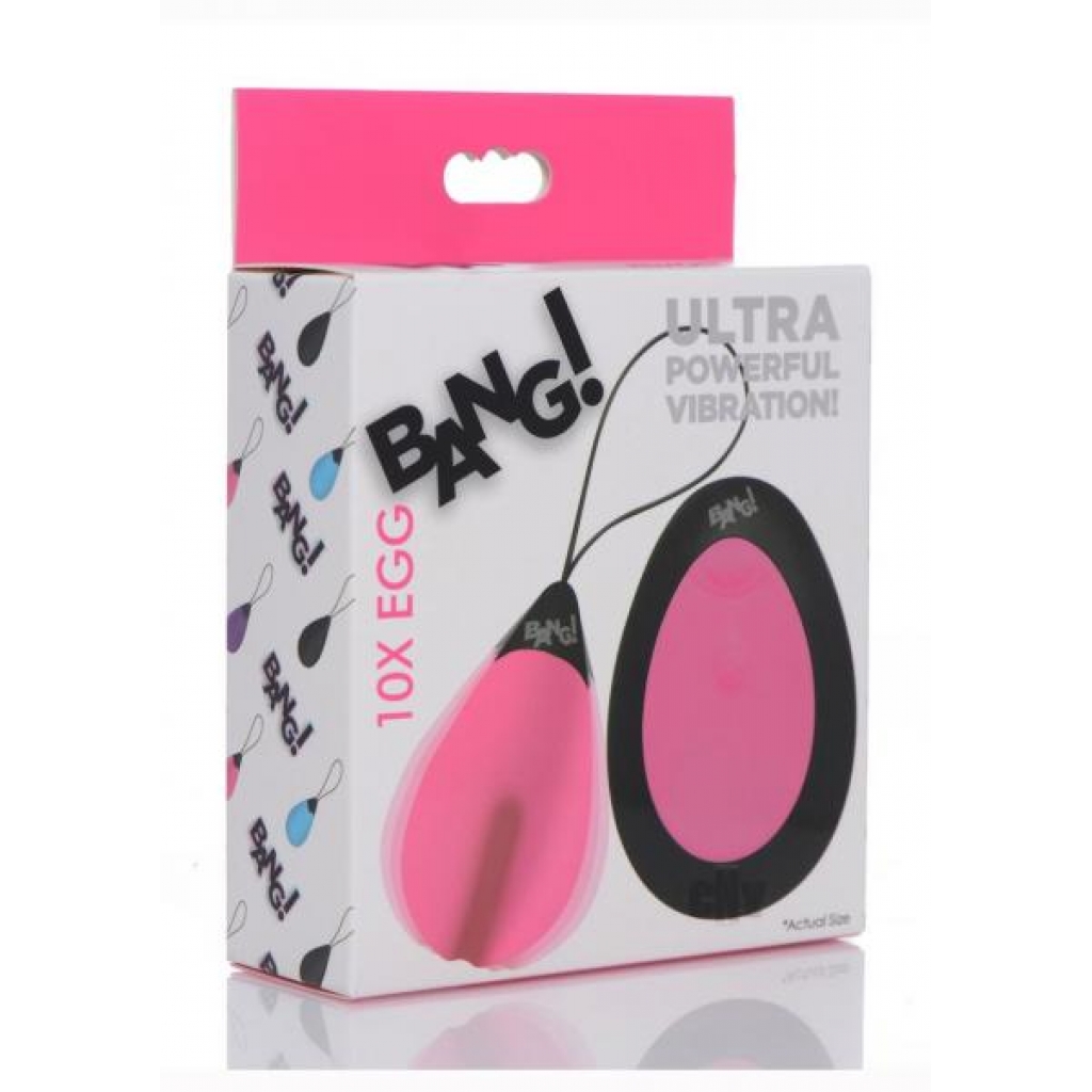 Bang 10x Silicone Vibrating Egg - Exciting Pleasure