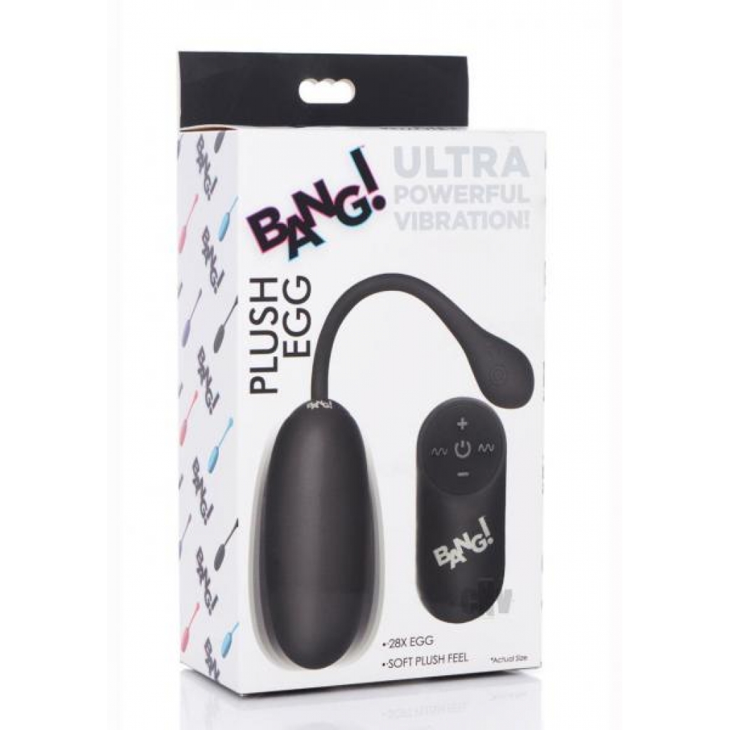 Bang 28x Plush Egg and Remote - Black