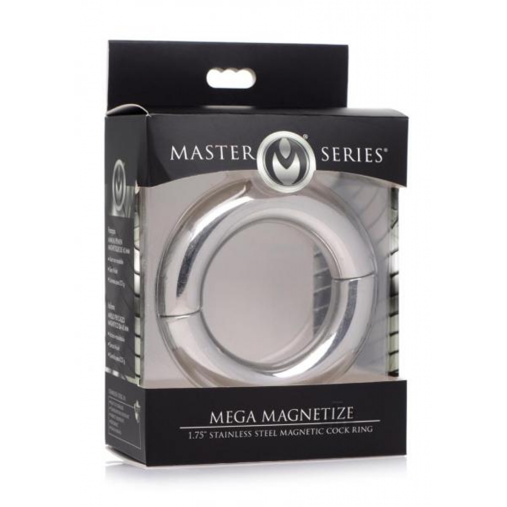 Ms Mega Magnetize Cock Ring – Silver