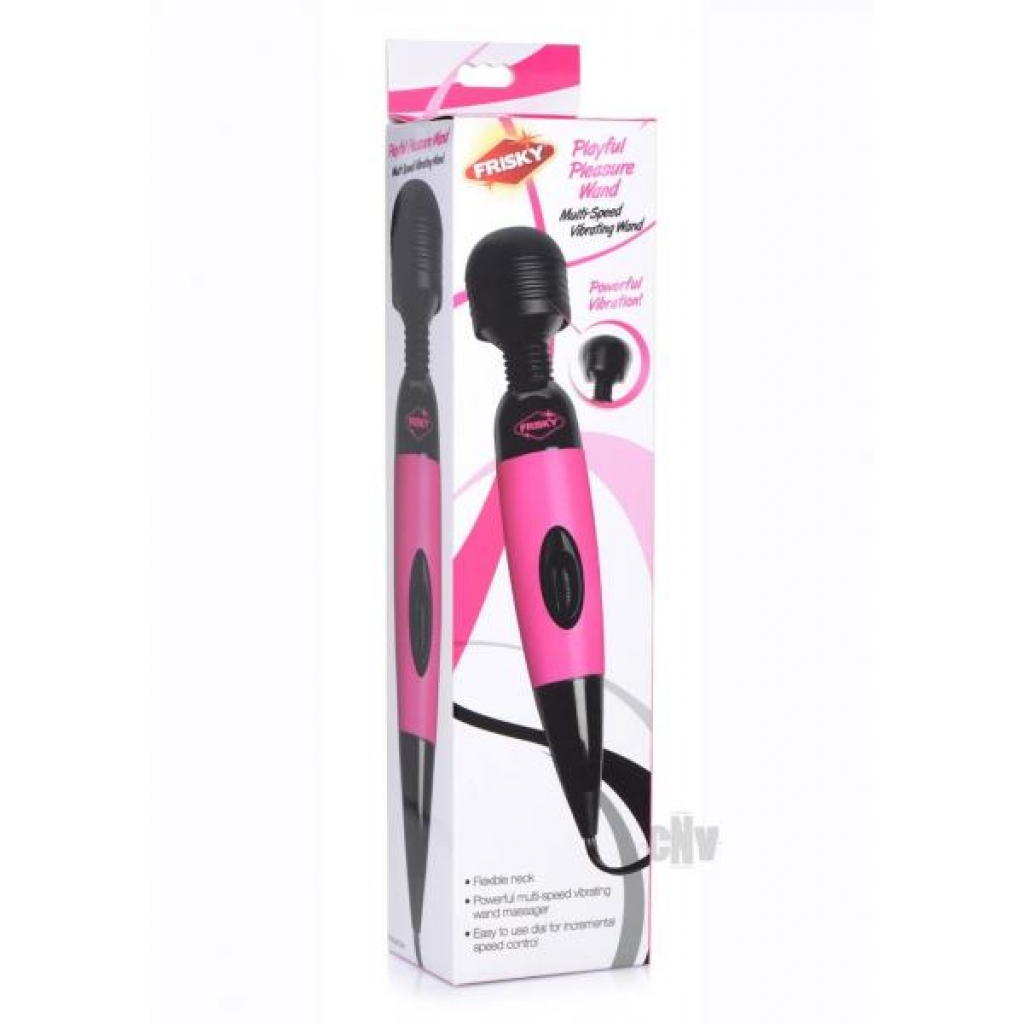 Frisky Playful Pleasure Wand Pink