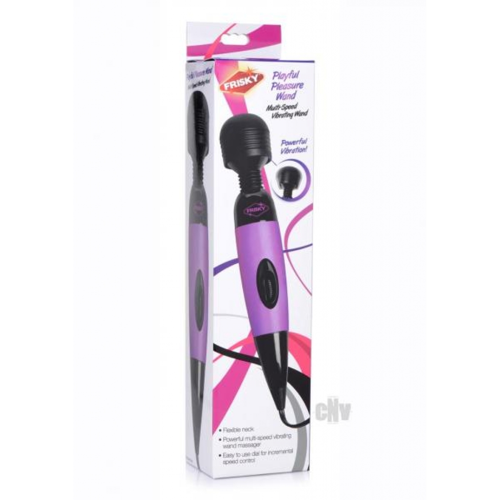 Frisky Playful Pleasure Wand Purple Pink