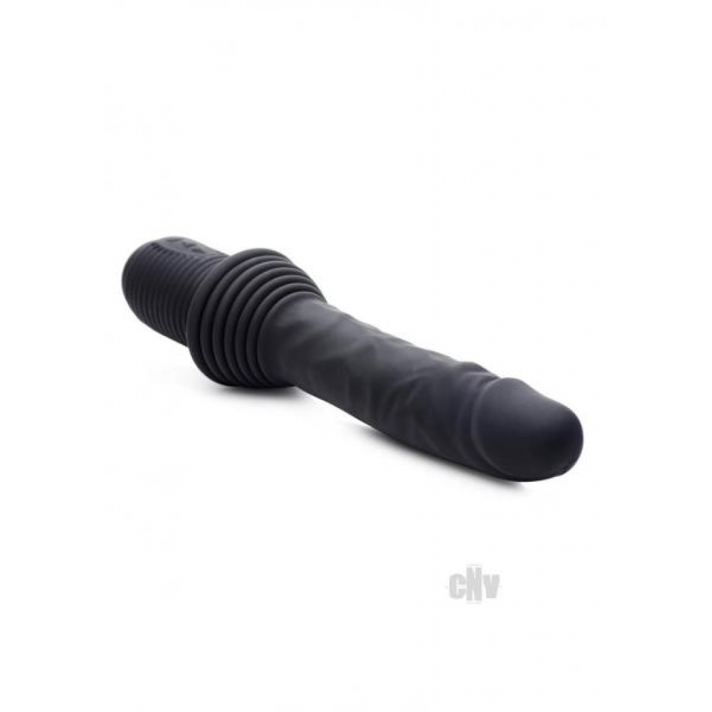 Ms Vibrating Thrusting Dildo Black