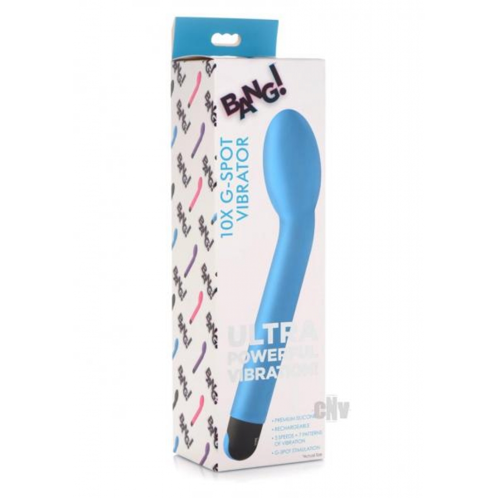 Bang 10x G-Spot Vibrator - Blue