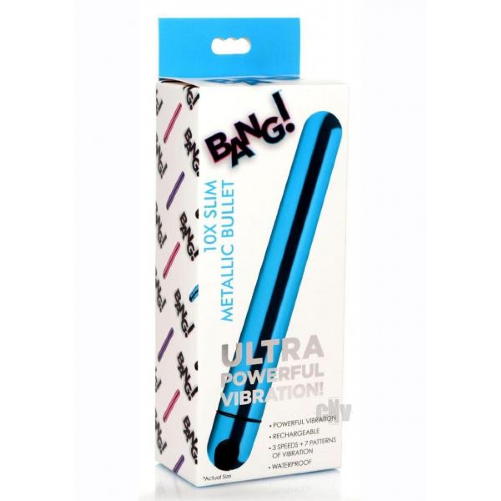 Bang 10x Slim Metallic Bullet - Blue