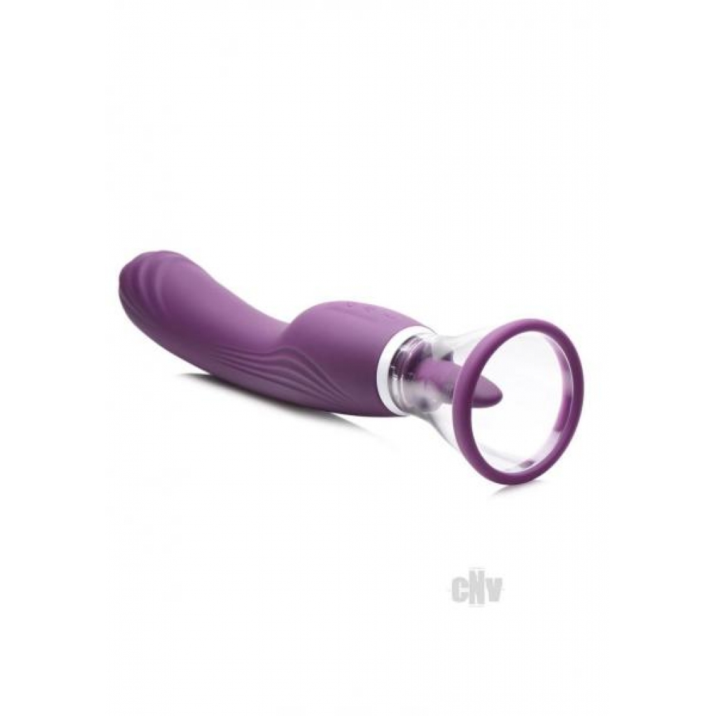 Inmi Shegasm Multifunctional Licking and Sucking Vibe - Purple