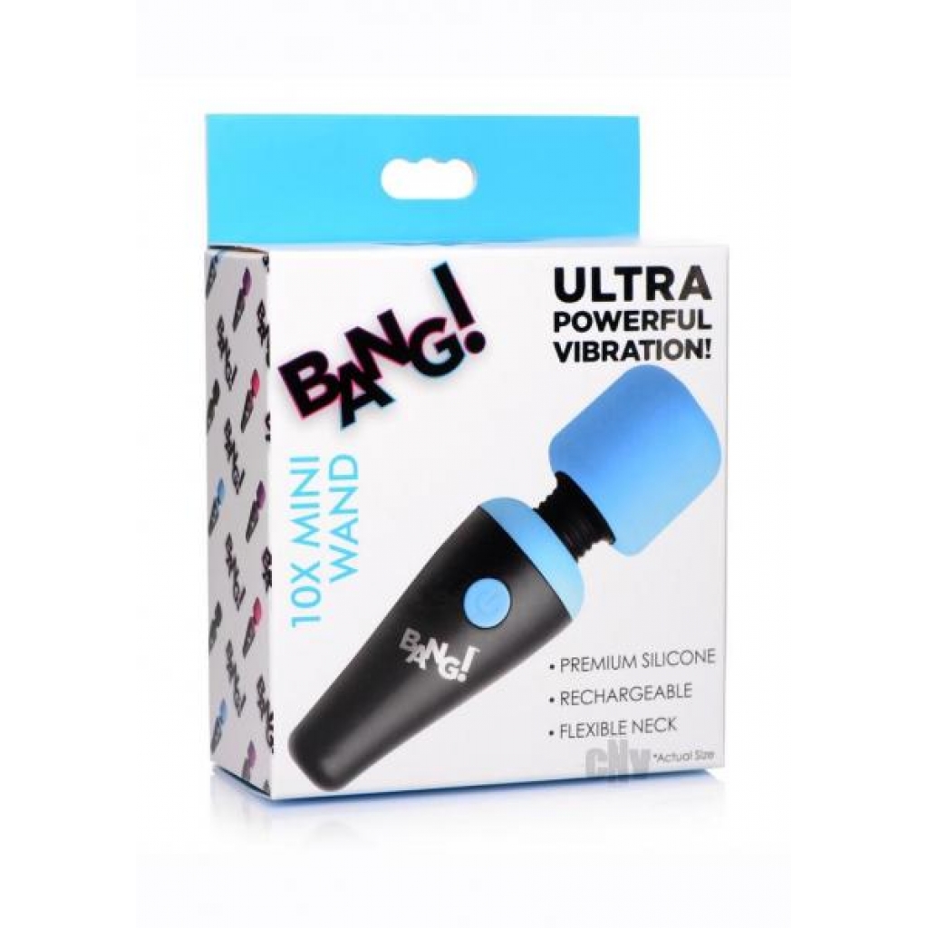 Bang 10x Vibe Mini Silicone Wand - Blue