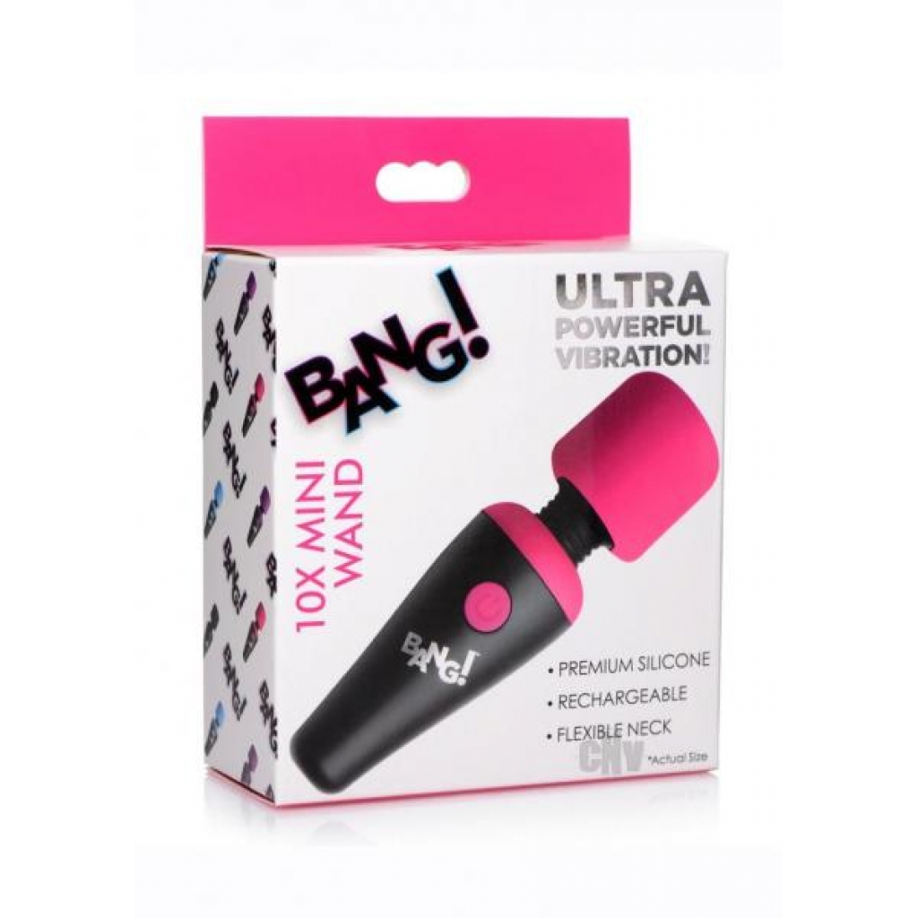 Bang 10x Vibe Mini Silicone Wand - Pink