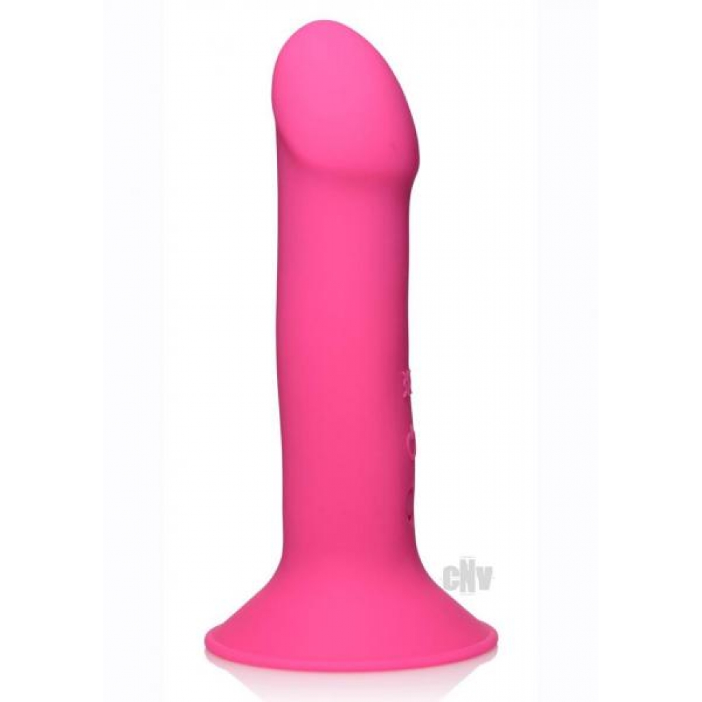 Squeeze It Vibe Phallic Dildo - Pink Sensation