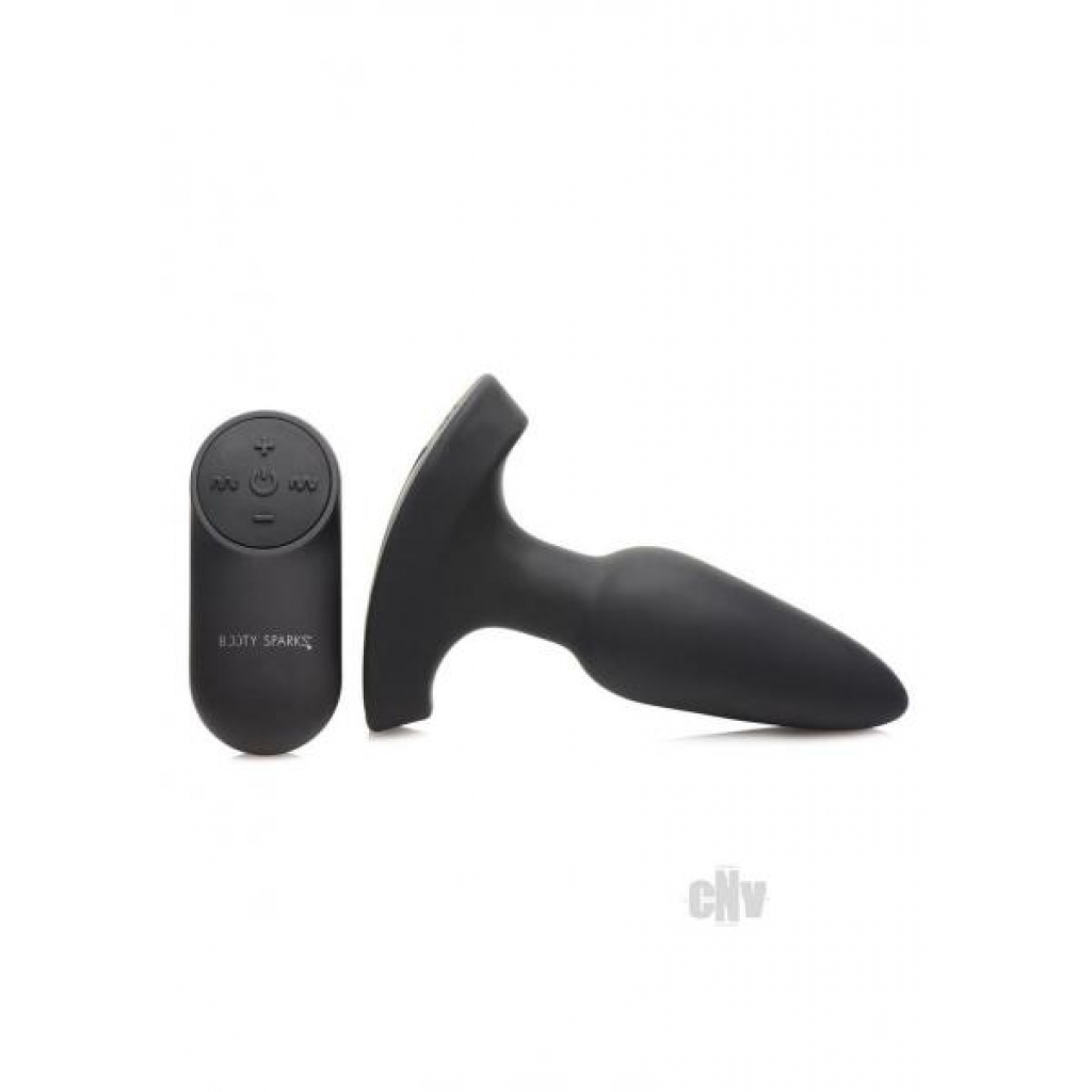 Booty Sparks Laser Projection Butt Plug - Black