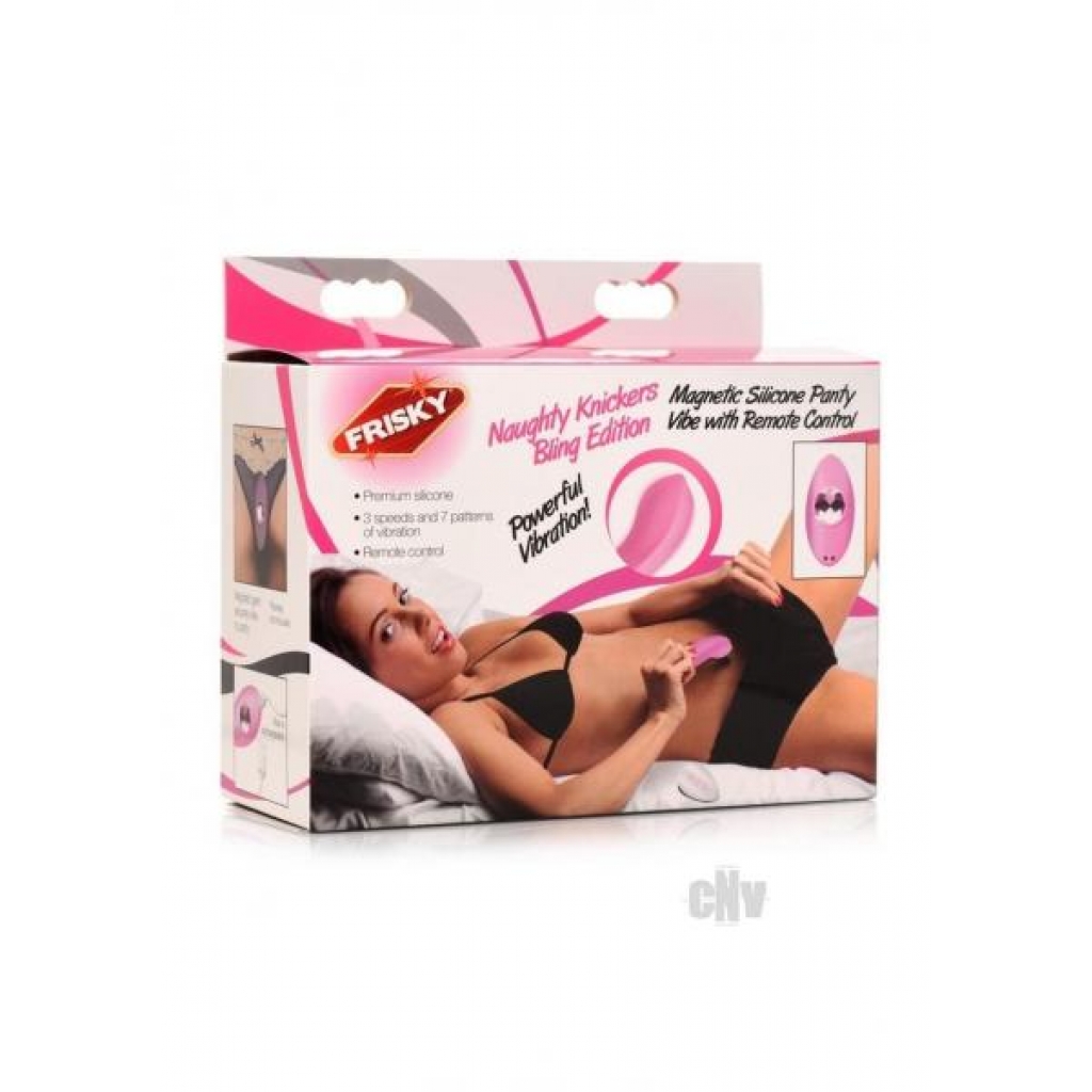 Frisky Naughty Knicker Bling Panty - Pink