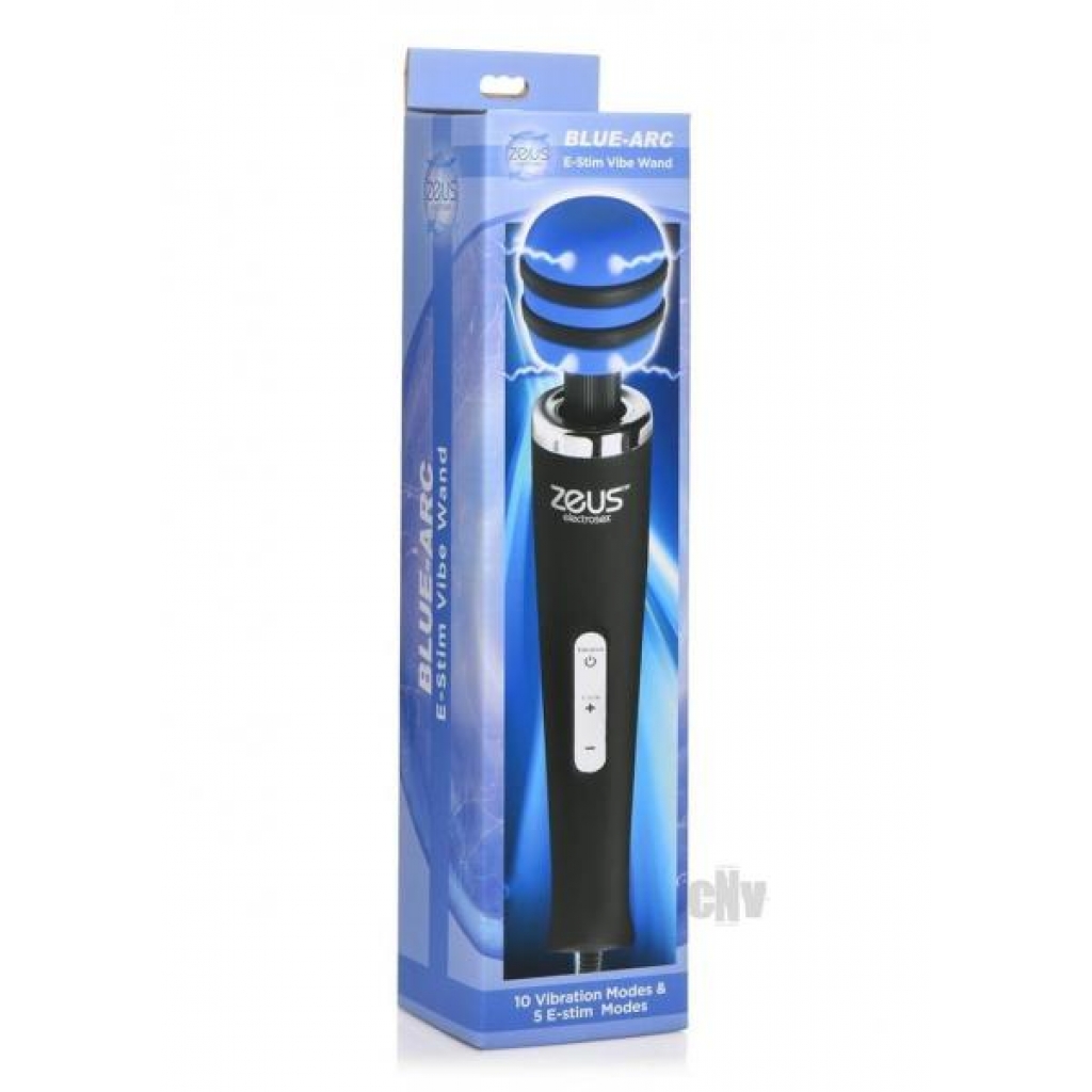 Zeus Estim Vibe Wand Massager - Blue