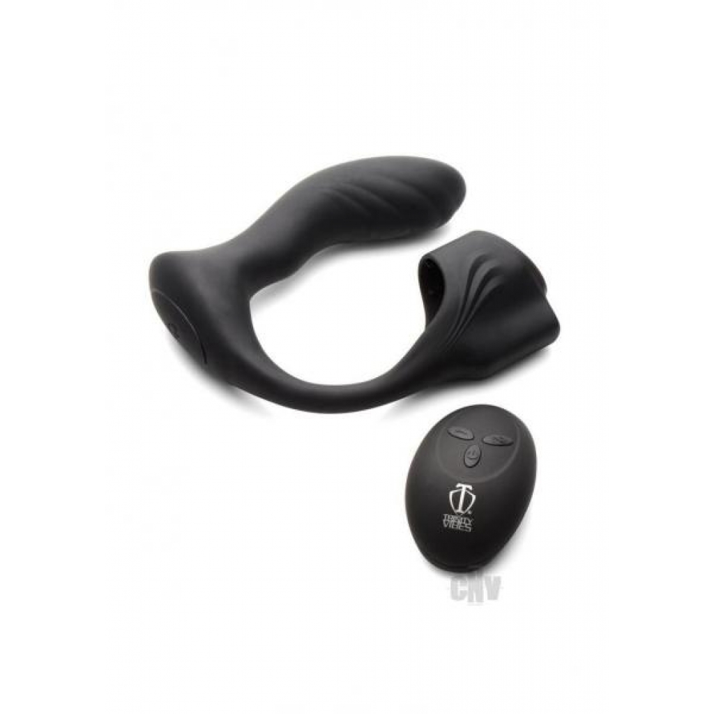 Tm Silicone Plug/Ball Stretch with Remote - Black