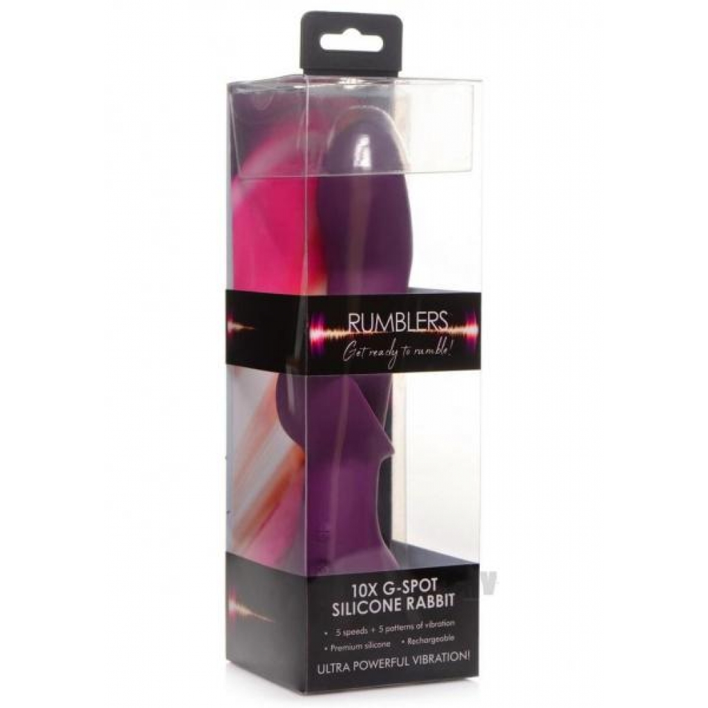 Rumblers G-Spot Silicone Vibe - Indulgent Pleasure in Purple