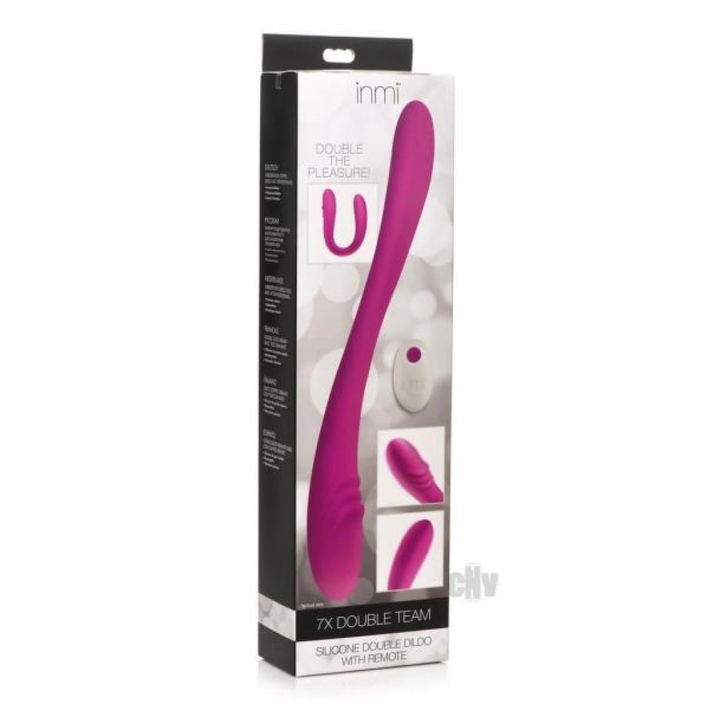 Premium Silicone Dual-Ended Vibrating Dildo with Remote Control