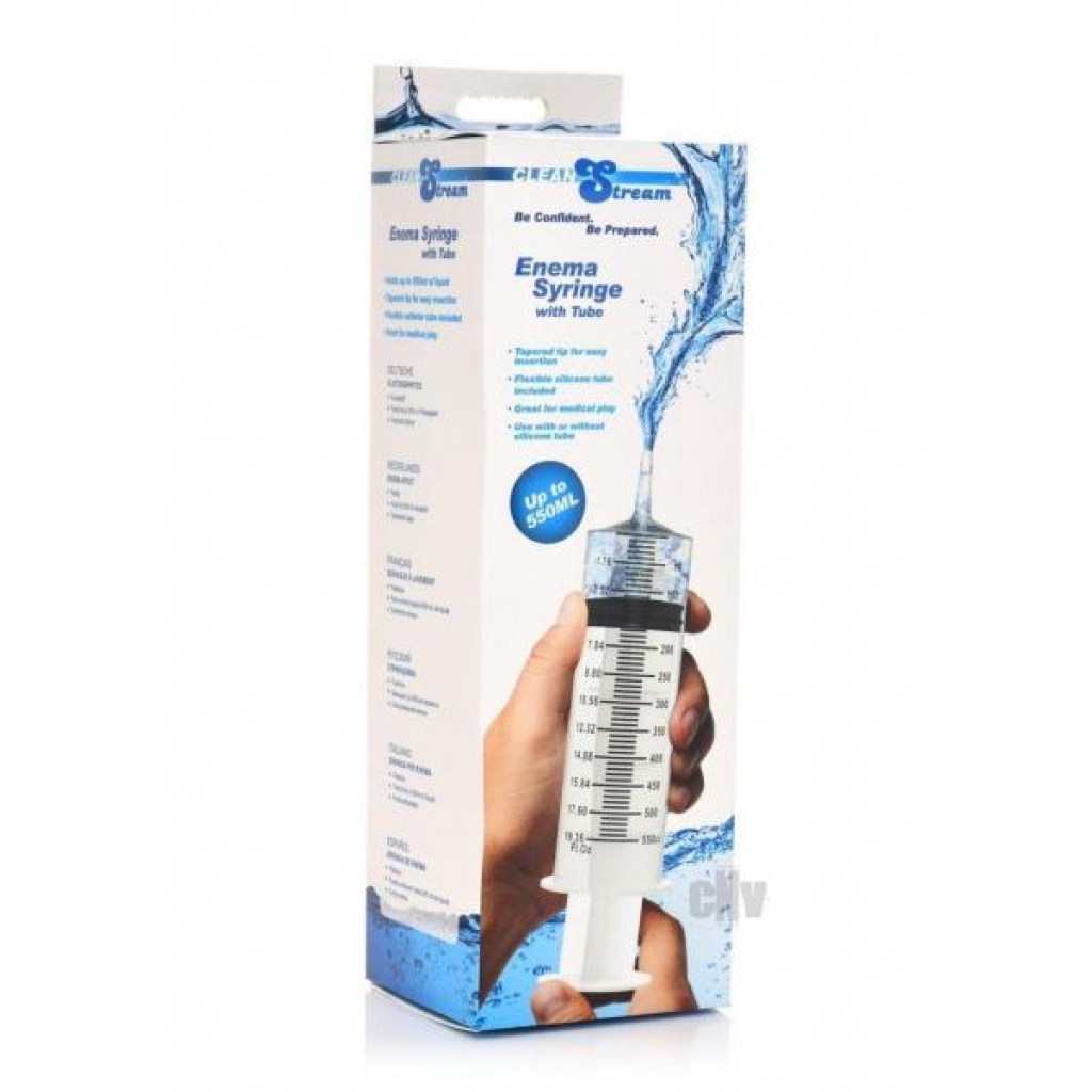 Cleanstream Enema Syringe - 550ml Clear