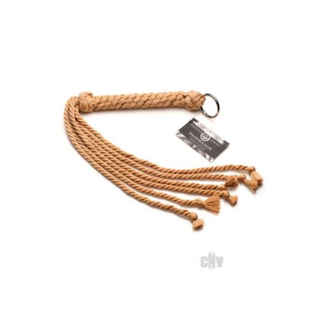 Ms Swashbuckler Rope Flogger - Tan