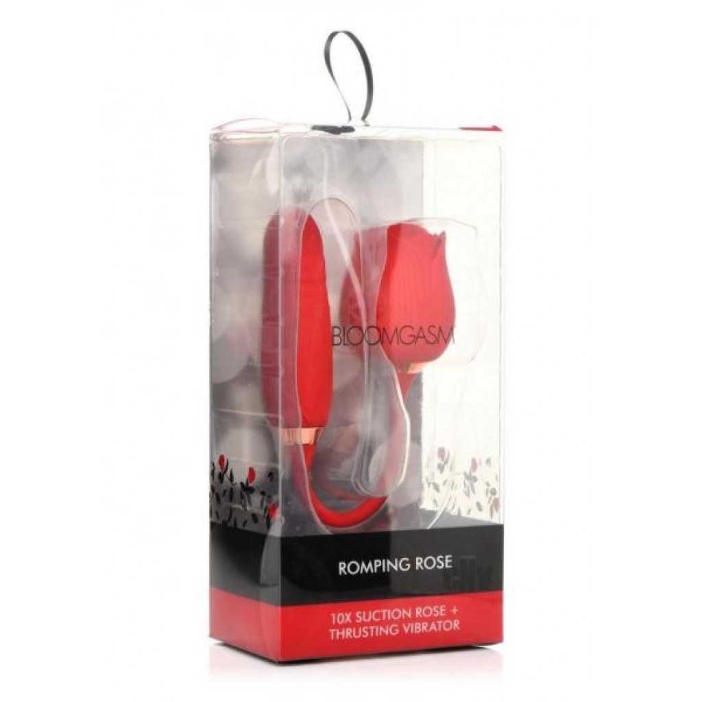 Bloomgasm Romping Rose Vibrator in Red