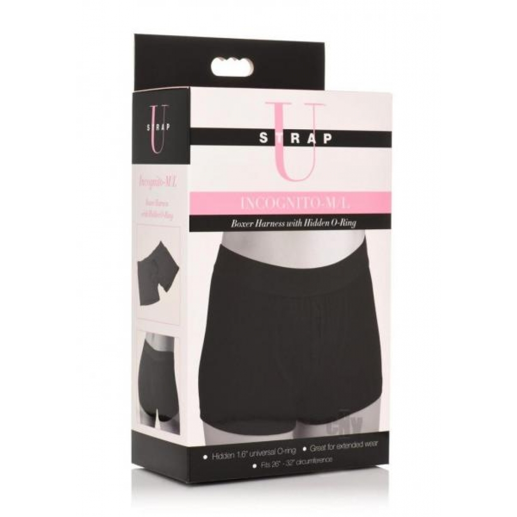 Strap U Incognito Boxer Harness - M/L Black