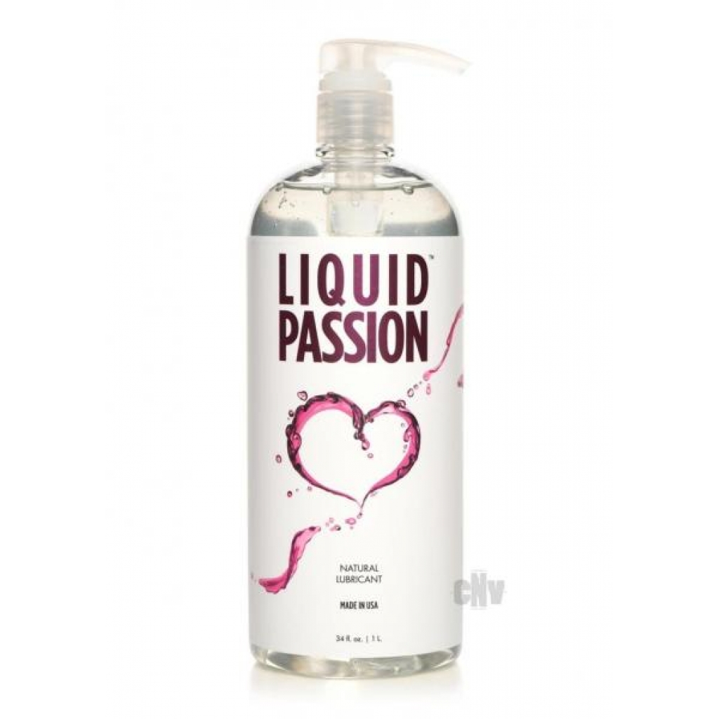 Liquid Passion Natural Lube - 34oz