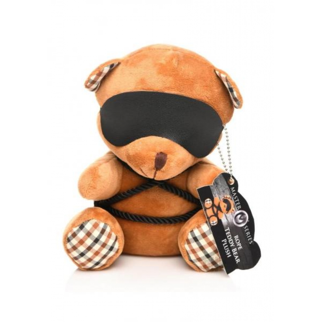 Ms Rope Tied Teddy Bear - Brown