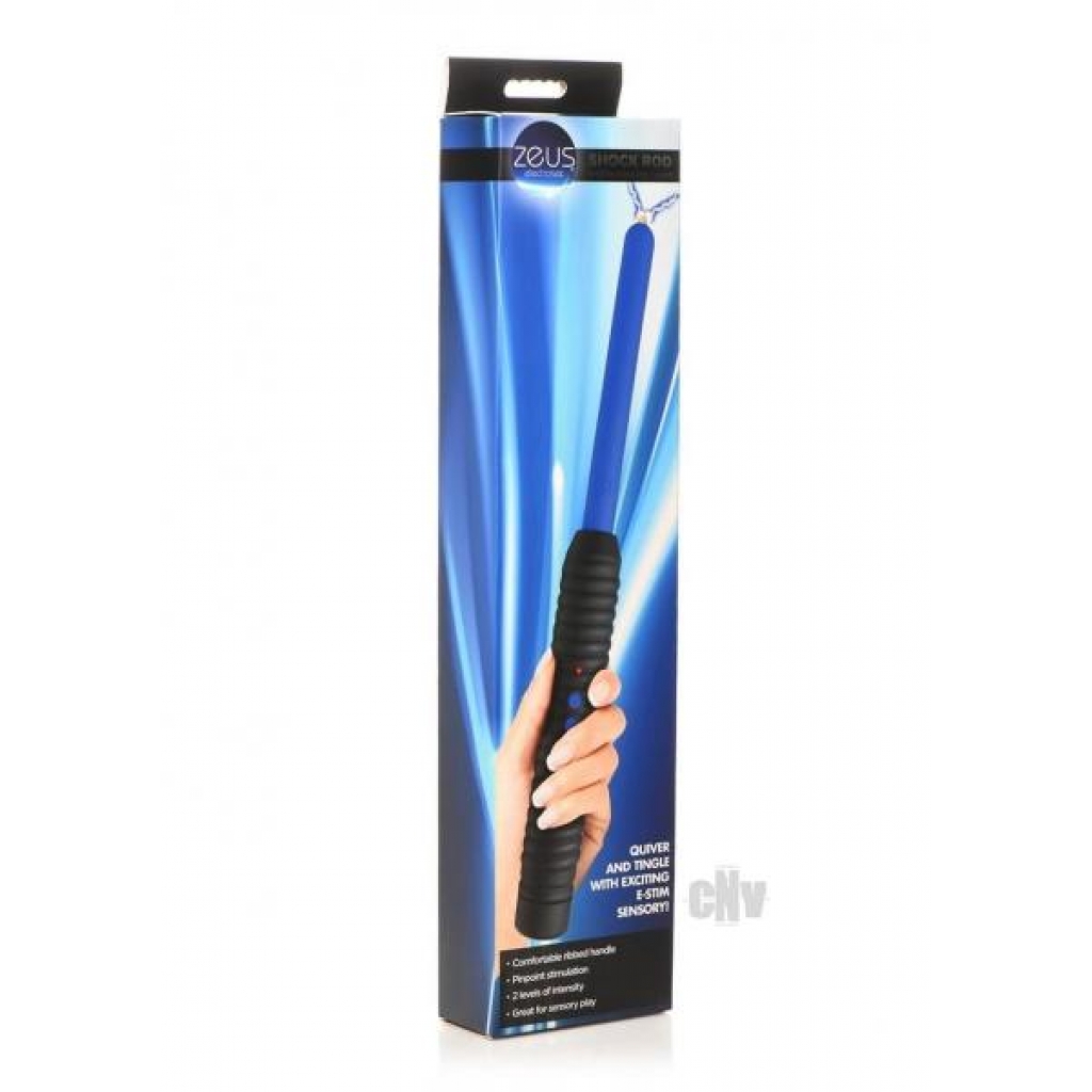 Zeus Shock Rod Estim Zapping Wand - Blue